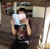 Katie reading